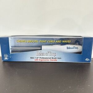 Helen Of Troy Mini 1/2"‎ Professional Brush Iron Ergonomic Handle NIB Model 151N
